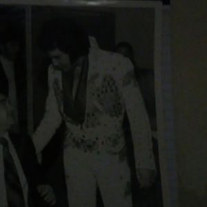 1968 original black and white picture of ELVIS